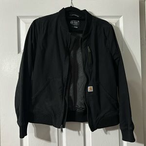 Black Carhartt Bomber Jacket